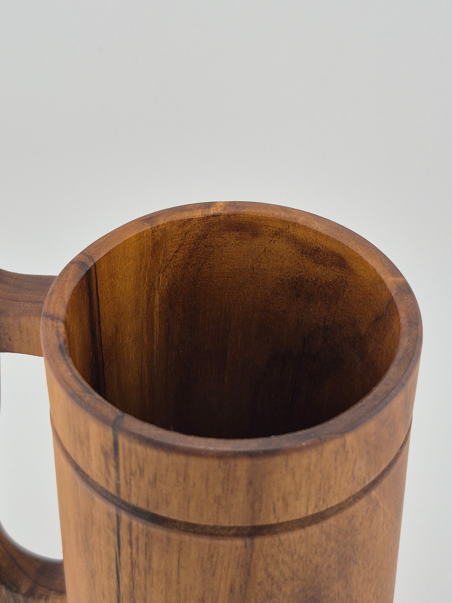 PARAS Handcrafted Wooden Beer Mug – Rustic Tankard