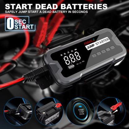 PARAS 2 in 1 Jump starter and Tyre Inflator | 16000 mAH | Emergency start | Tyre Inflator