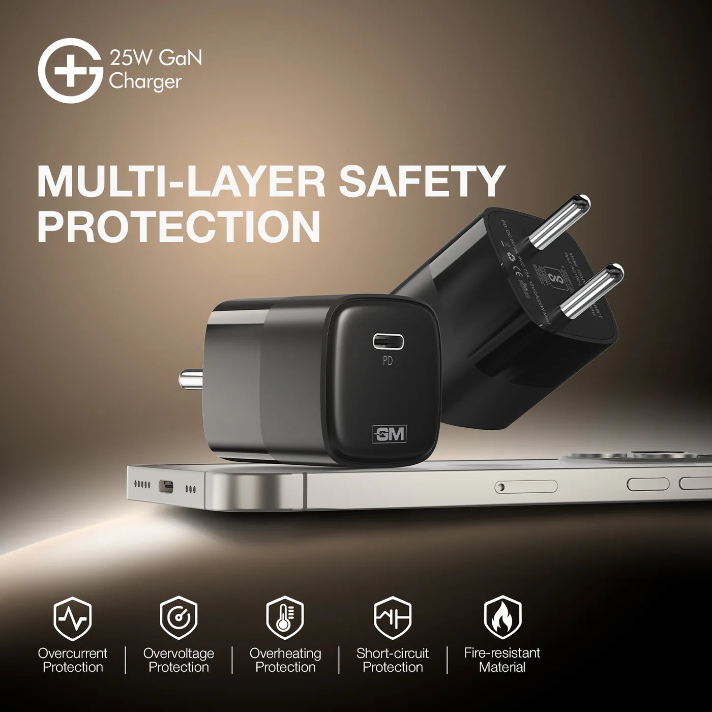 GM G+ 25W GaN Charger