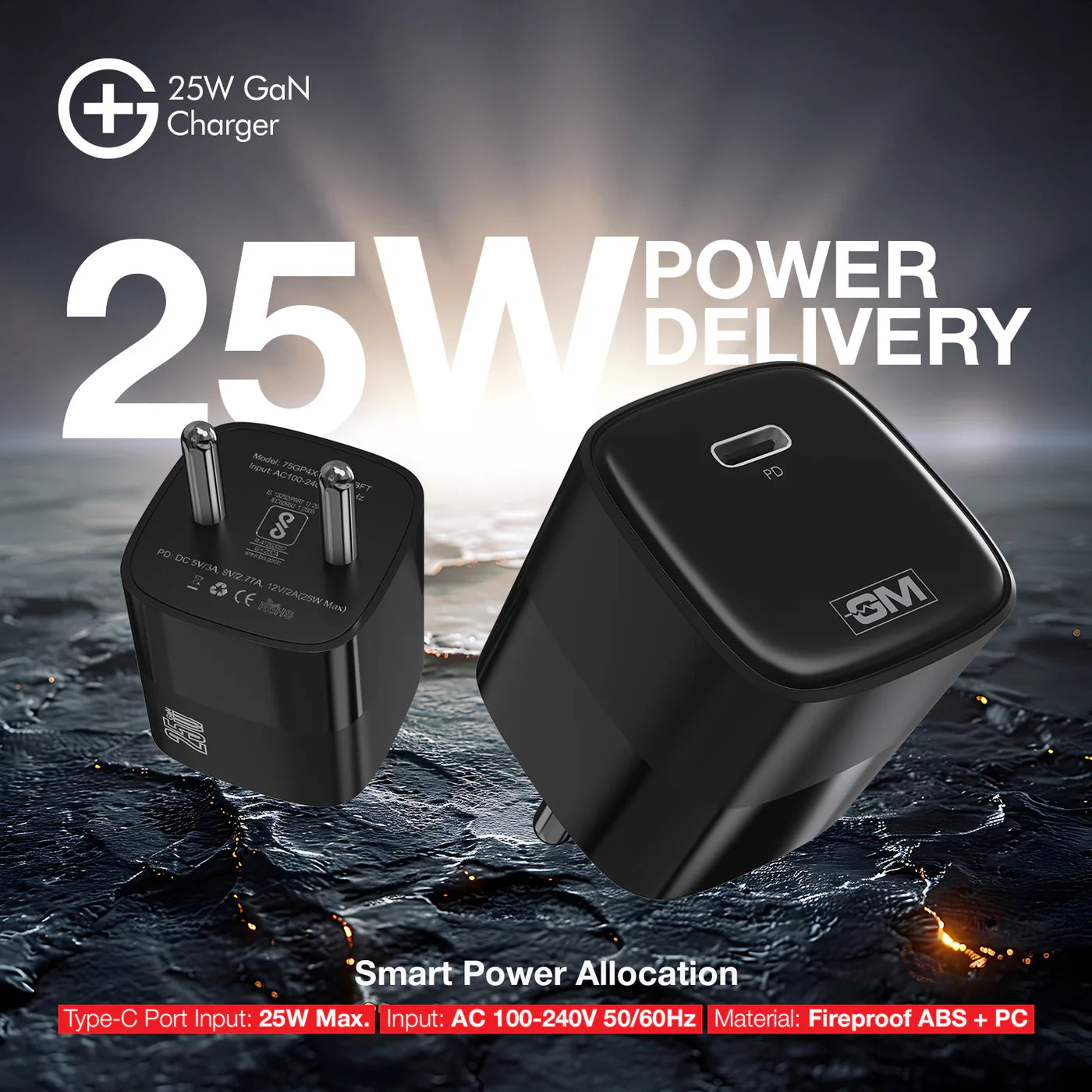 GM G+ 25W GaN Charger