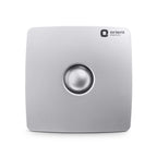 A square silver metal magnetic door stopper with a central circular button, featuring the 'orient' brand logo in the top right corner, set against a plain white background.