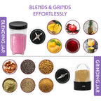 BOROSIL Gold-Toned 2025 Plastic Wet And Dry Grinder Juicer Mixer Grinder