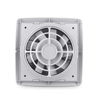 White exhaust fan on a white background