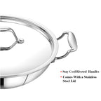 MAXIMA Triply Cookware Stainless Steel Kadai