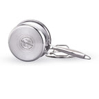 Maxima Triply Stainless Steel Sauce Pan with lid (Induction Frienly) 14 cm