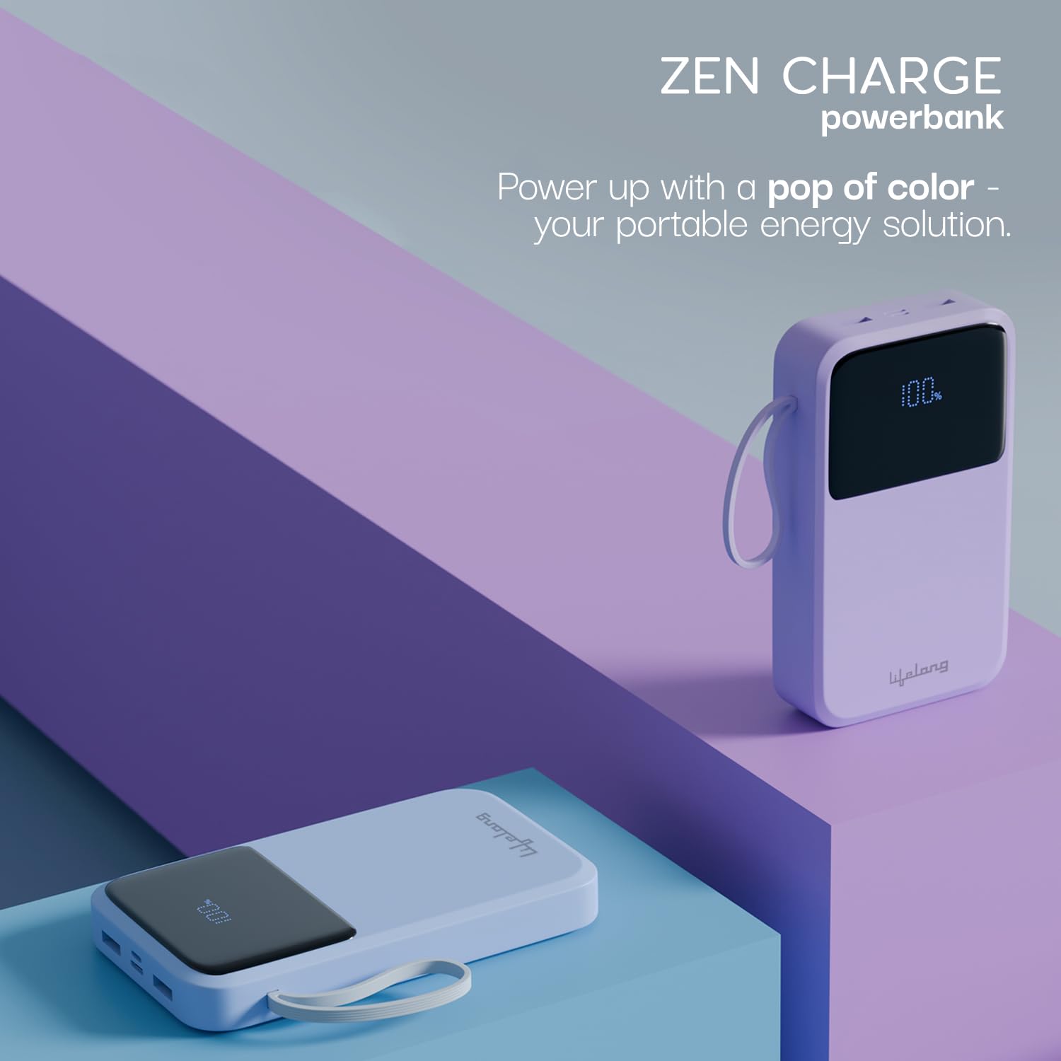 Lifelong  10000mAh 22.5W Fast Charging Power Bank(LLPBVA10)