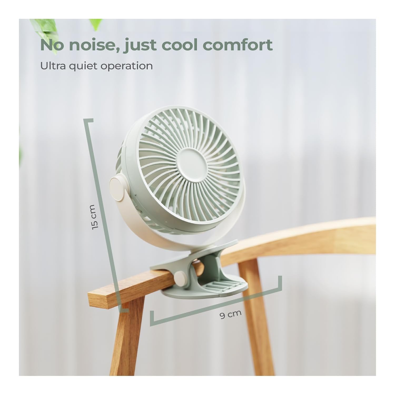 Lifelong Portable USB Fan with 3 Speeds
