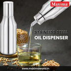 Maxima Stainless Steel Oil Dispenser Pot/ Oil Pourer