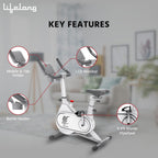 Lifelong Fit Pro Spin Fitness Bike with 7Kg Flywheel (LLSBB49)