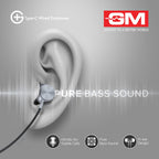 GM G+ Type-C Wired Earphones with HD Mic
