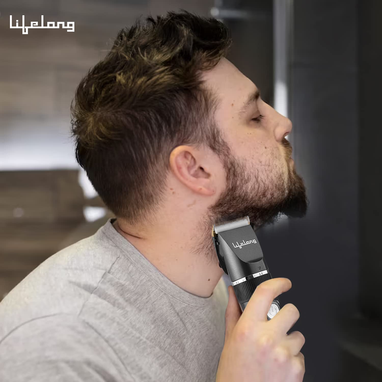 Lifelong LLPCM17 Ace Pro Rechargeable Hair Clipper With Digital Display, 3 Hours Runtime