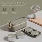 Lifelong Electric Lunch Box | Food Warmer | Set of 4