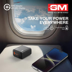 GM G+ 35W Fast Charger Adapter with Smart LED Display
