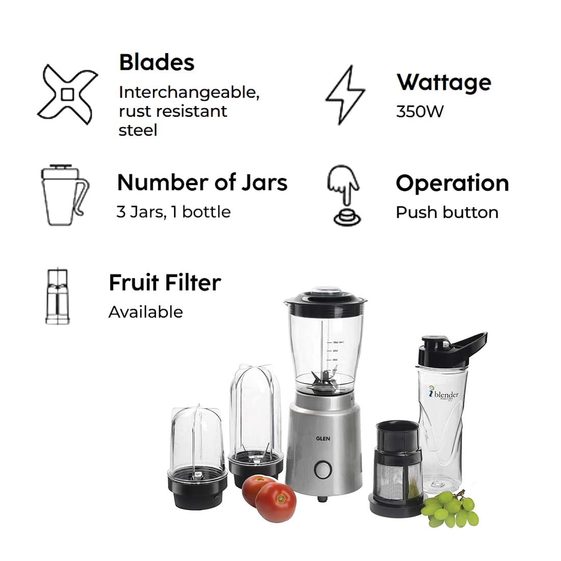 GLEN SA 40484 MF Multi-Function Blender 350 W