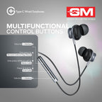 GM G+ Type-C Wired Earphones with HD Mic
