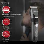 Lifelong LLPCM17 Ace Pro Rechargeable Hair Clipper With Digital Display, 3 Hours Runtime