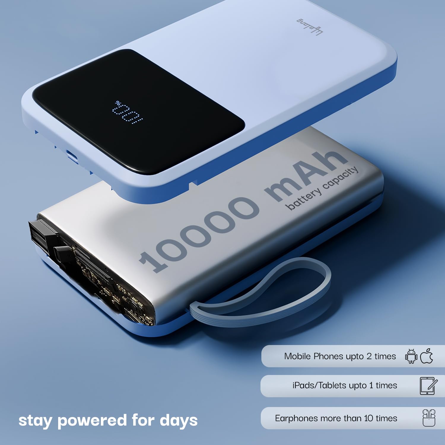Lifelong  10000mAh 22.5W Fast Charging Power Bank(LLPBVA10)