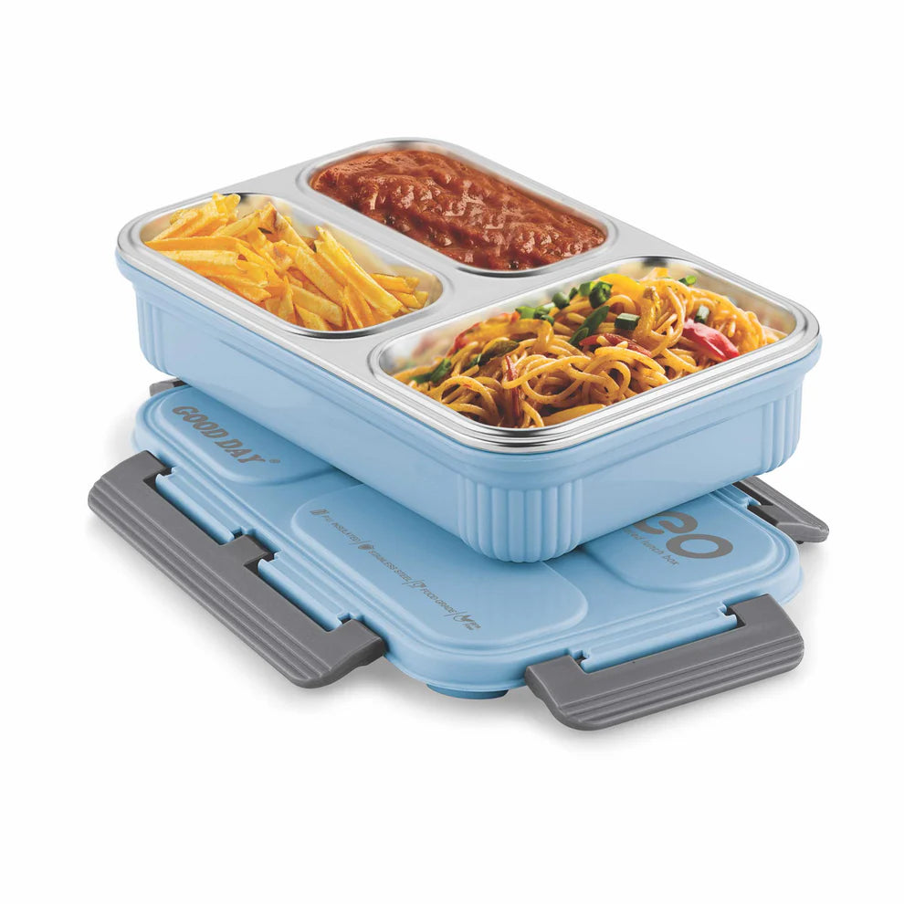 GOOD DAY neo 3 Insulated Steel Tiffin