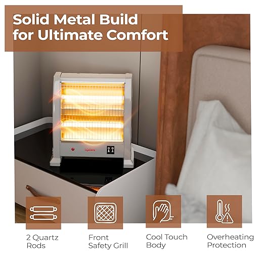 Lifelong Dyno 800 Watts Quartz Room Heater for Home