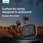 Philips TAT1050BK/94 Truly Wireless Earbuds Black