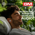 GM G+ Type-C Wired Earphones with HD Mic