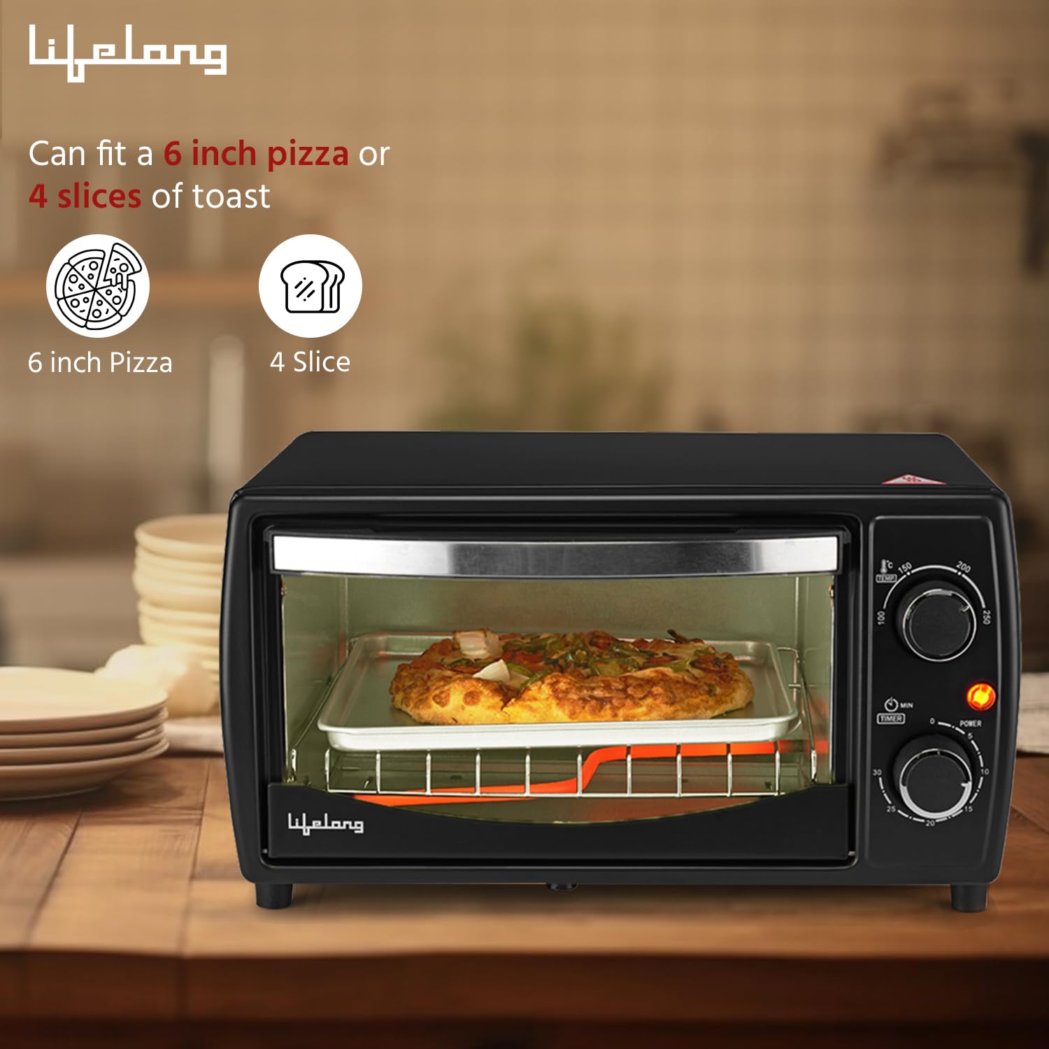 Lifelong LLOT10 10 Liters Oven 1000w and auto shut off