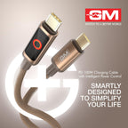 GM G+ PD 100W Charging Cable with Intelligent Power Control