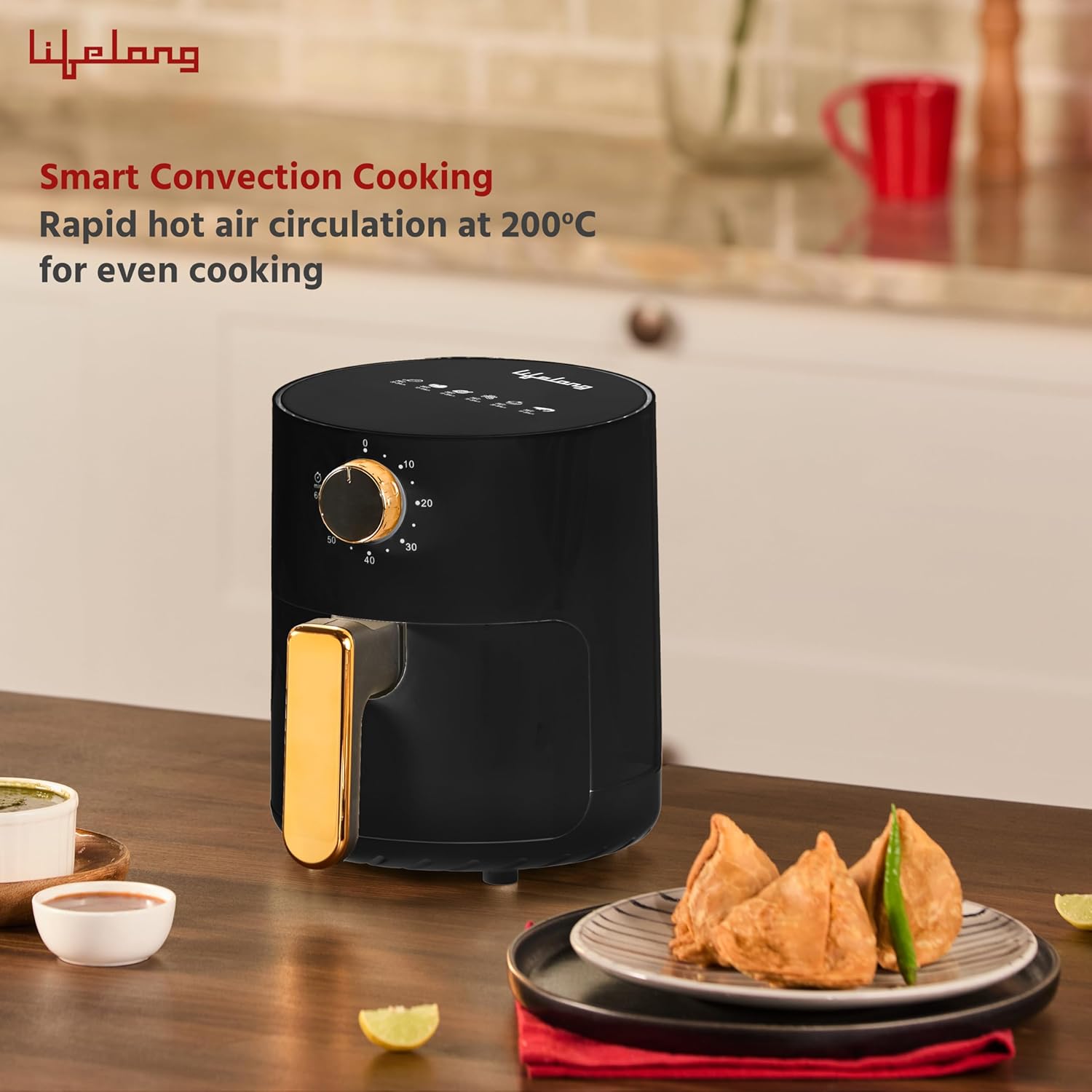 Lifelong 2.5L Air Fryer For Home(LLHF26)