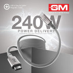 GM G+ 240W USB-4 Gen 3 Magnetic Type-C-C Cable