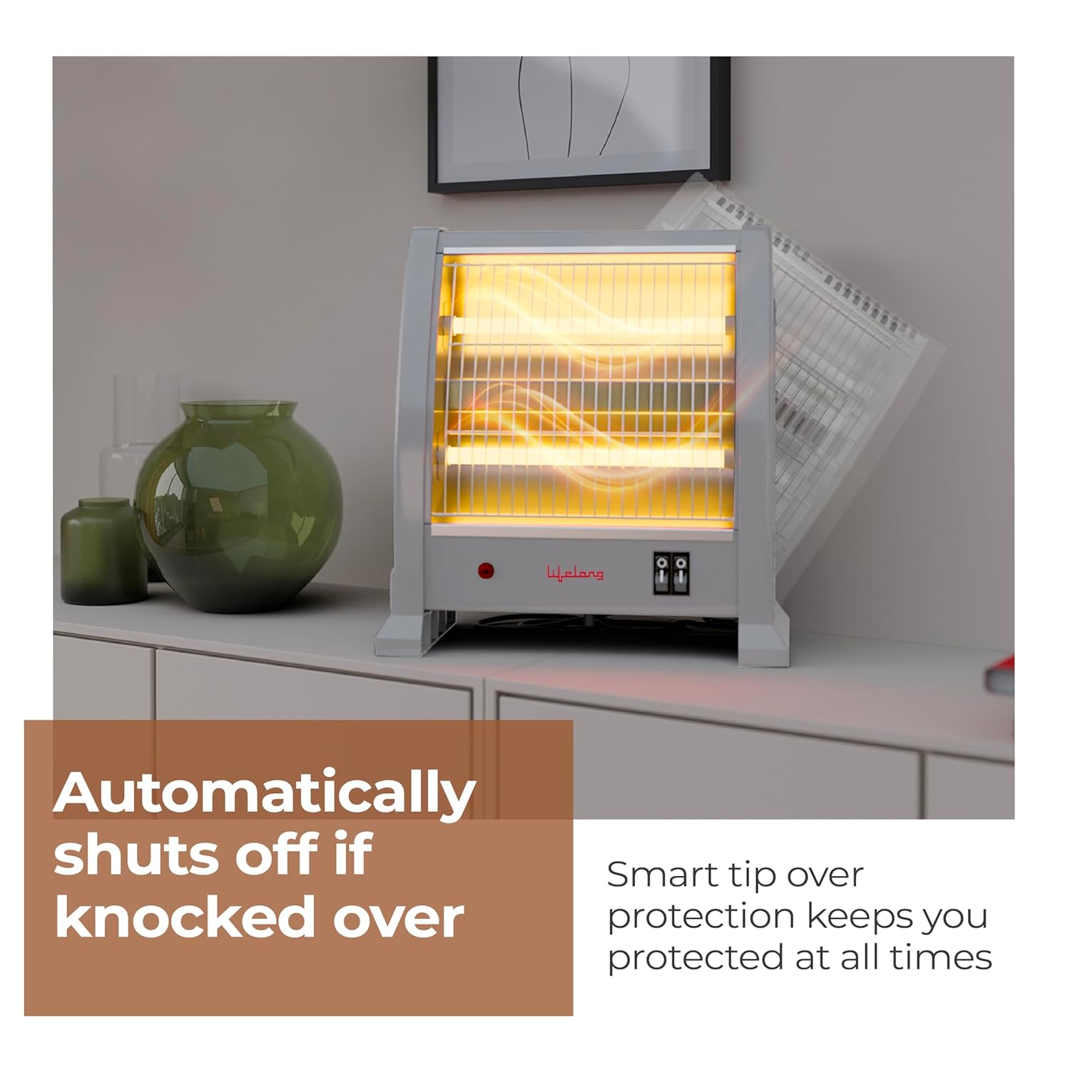 Lifelong Dyno 800 Watts Quartz Room Heater for Home