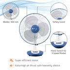 Desk 25 400MM Table Fan |2 YearWarranty