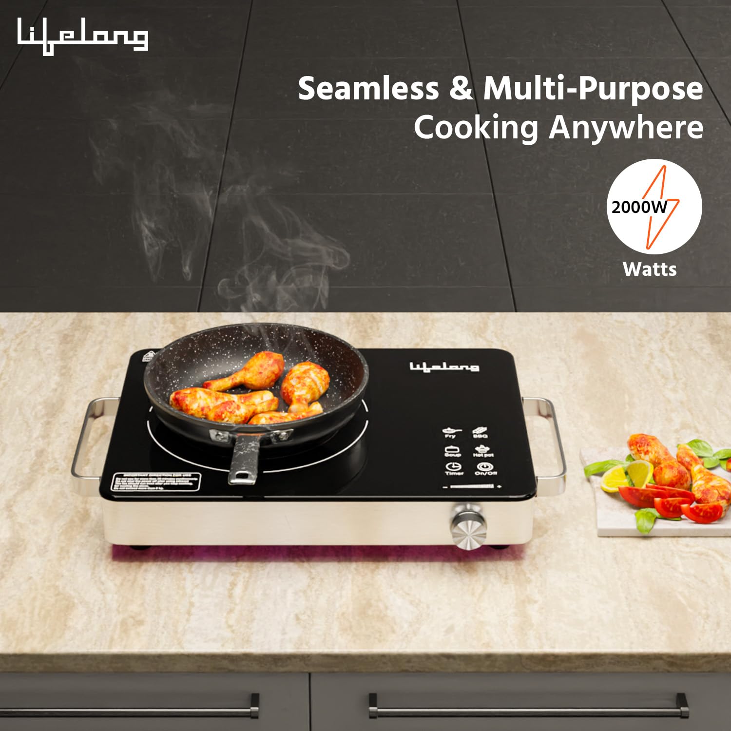 Lifelong Infrared Induction Stove with Digital Display (LLIRC001)