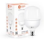 Orient Electric Eternal Shine 50W LED Lamp with B22 base and retail packaging, featuring an energy-efficient high-brightness LED bulb designed for homes, offices, warehouses, and commercial spaces.
