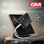 GM G+ 35W Fast Charger Adapter with Smart LED Display