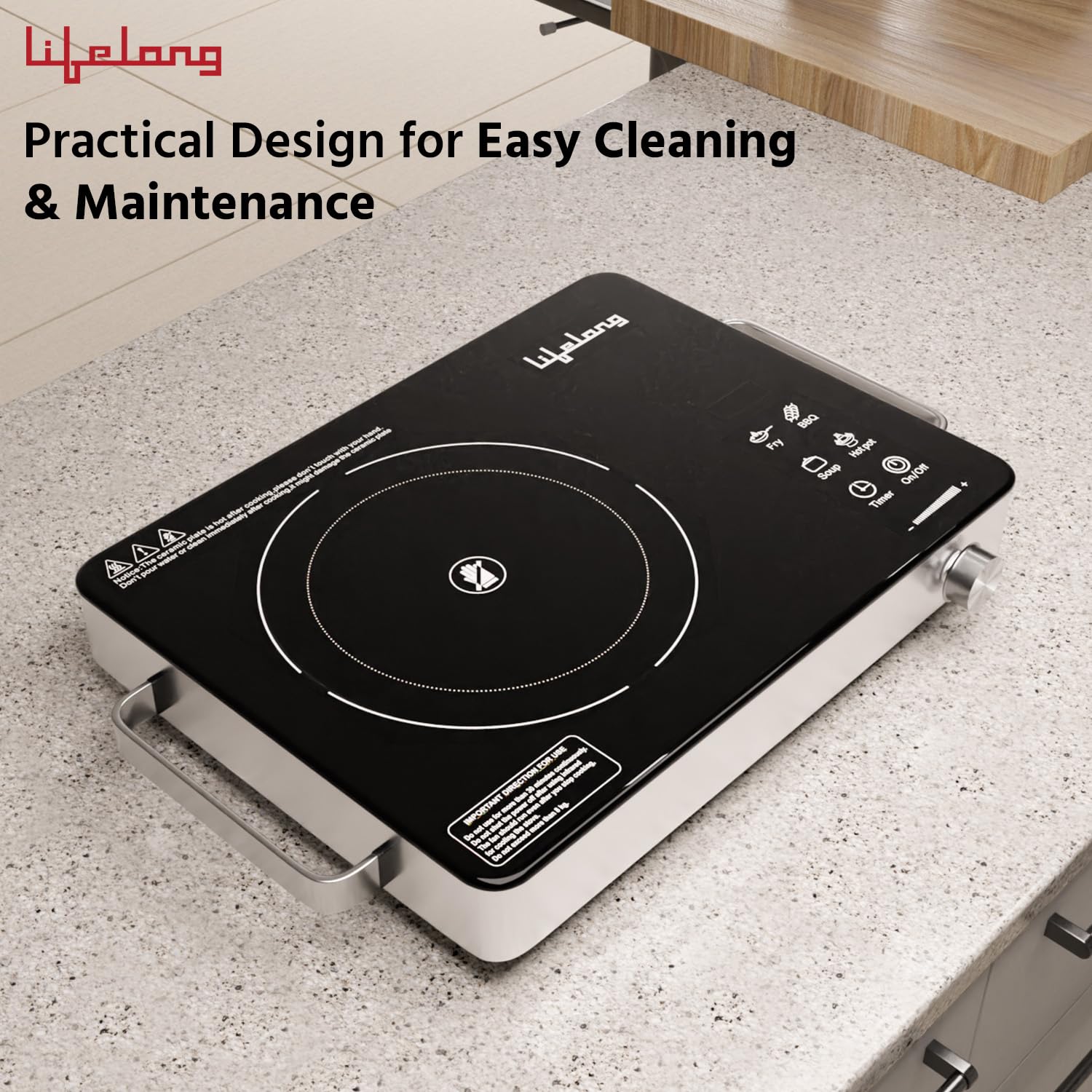 Lifelong Infrared Induction Stove with Digital Display (LLIRC001)