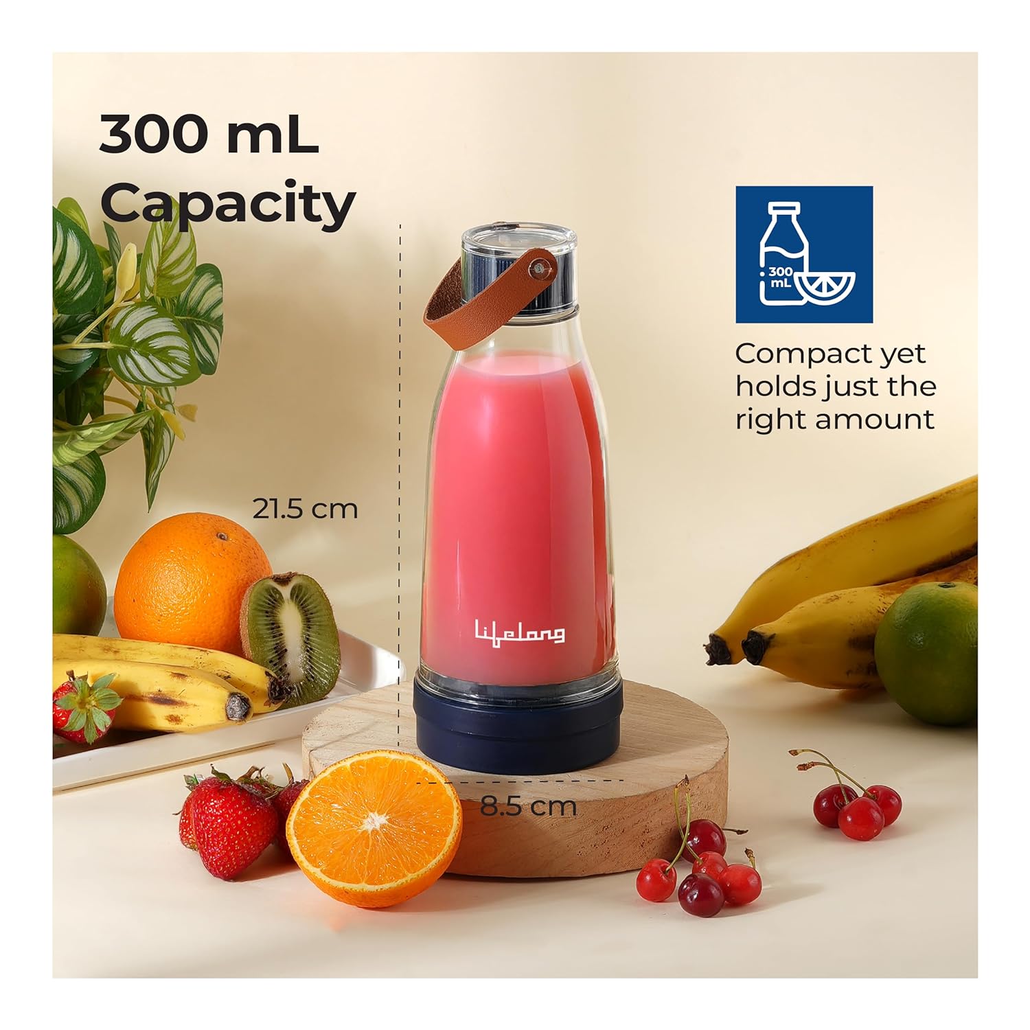 Lifelong Portable Juicer Blender USB Rechargeable (LLEPB01)