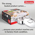 MAXIMA Triply Cookware Stainless Steel Kadai