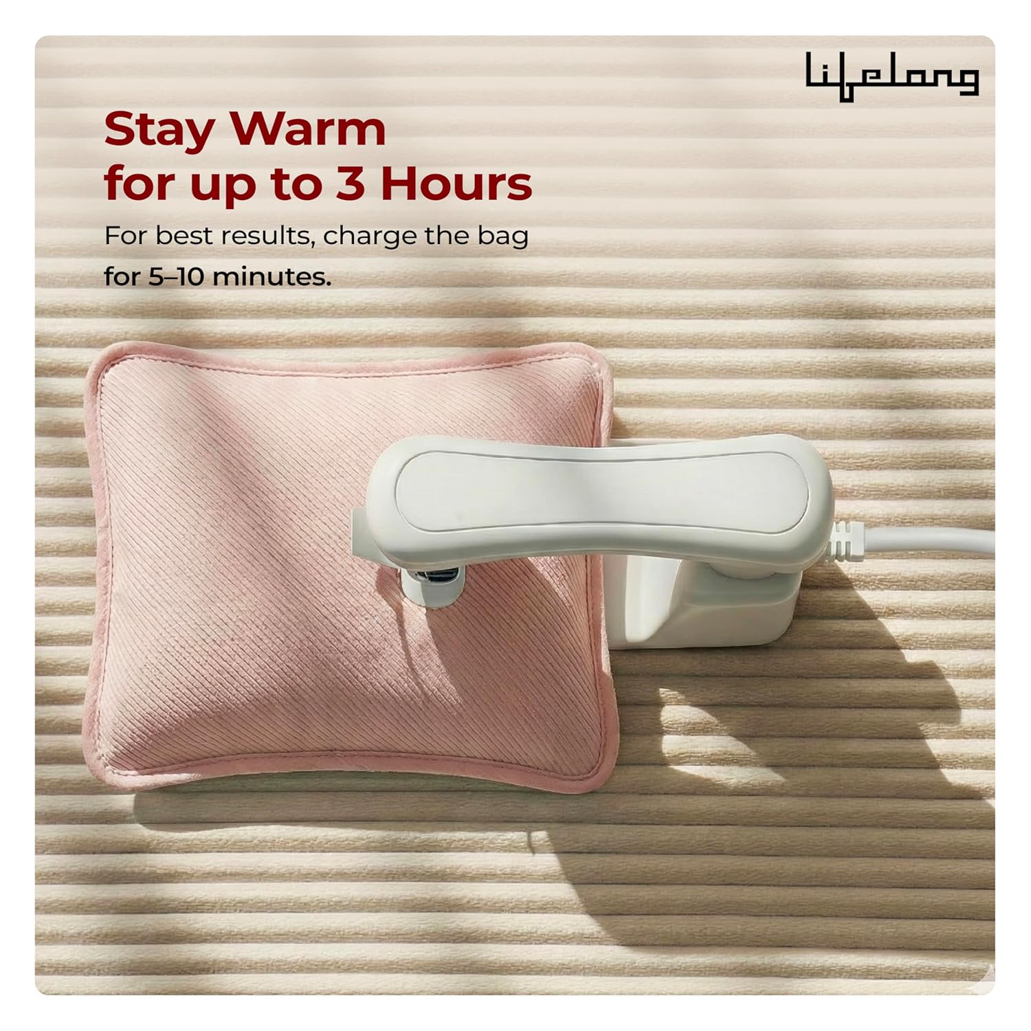Lifelong Electric Hot Water Bag for Pain Relief(LLM612)