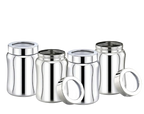 MAXIMA Tulip Stainless Steel Canister - Stylish and Durable Airtight Storage