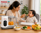 PARAS 8-in-1 Baby Food Maker – Steamer, Blender, Puree & Sterilizer (BPA-Free Tritan Jar)