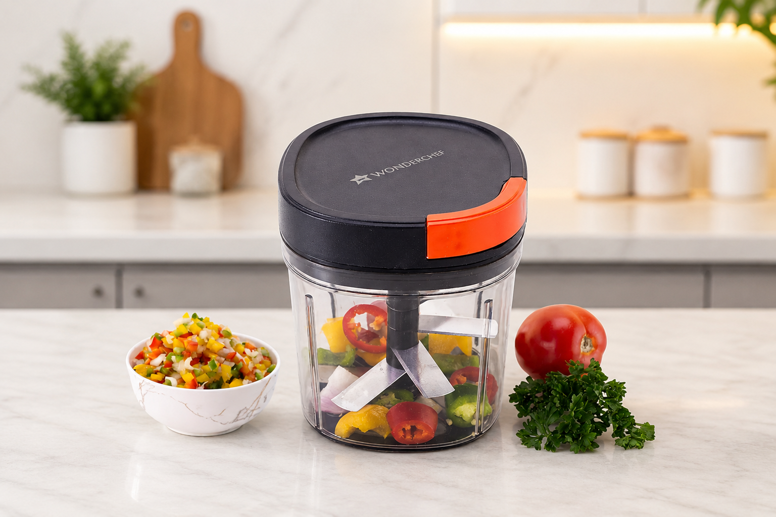 Wonderchef Glory String Vegetable Chopper with 6 Sharp Blades