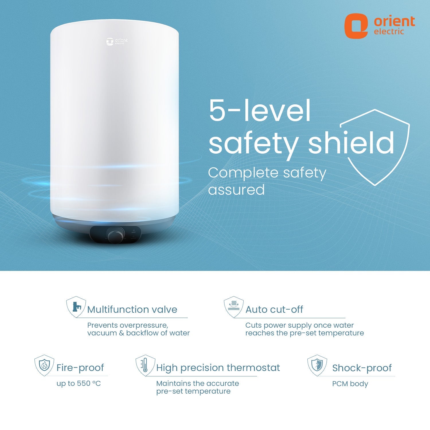 Orient Electric Aquanova Neo 25L Water Heater - Image 2