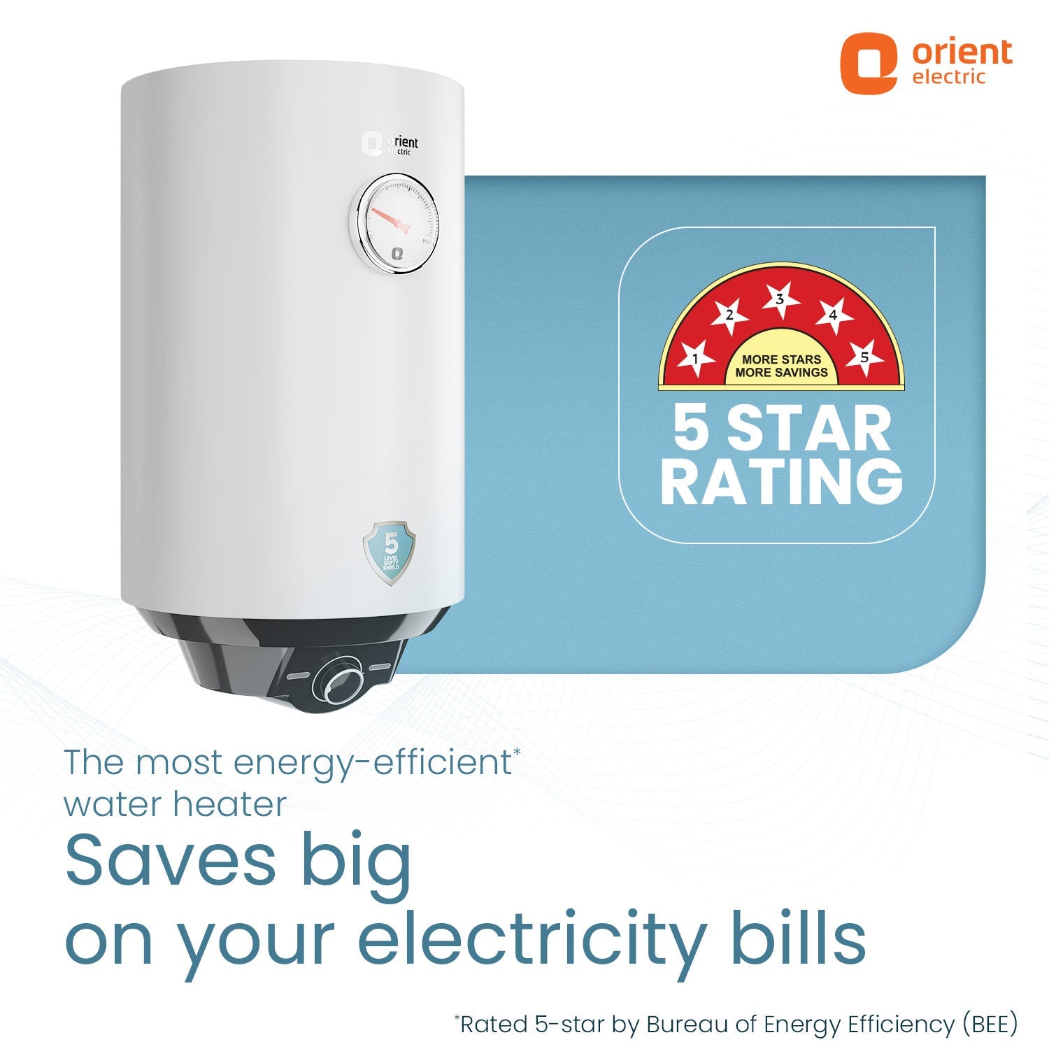 Orient Electric Enamour Classic Neo 15L Water Heater - Image 4
