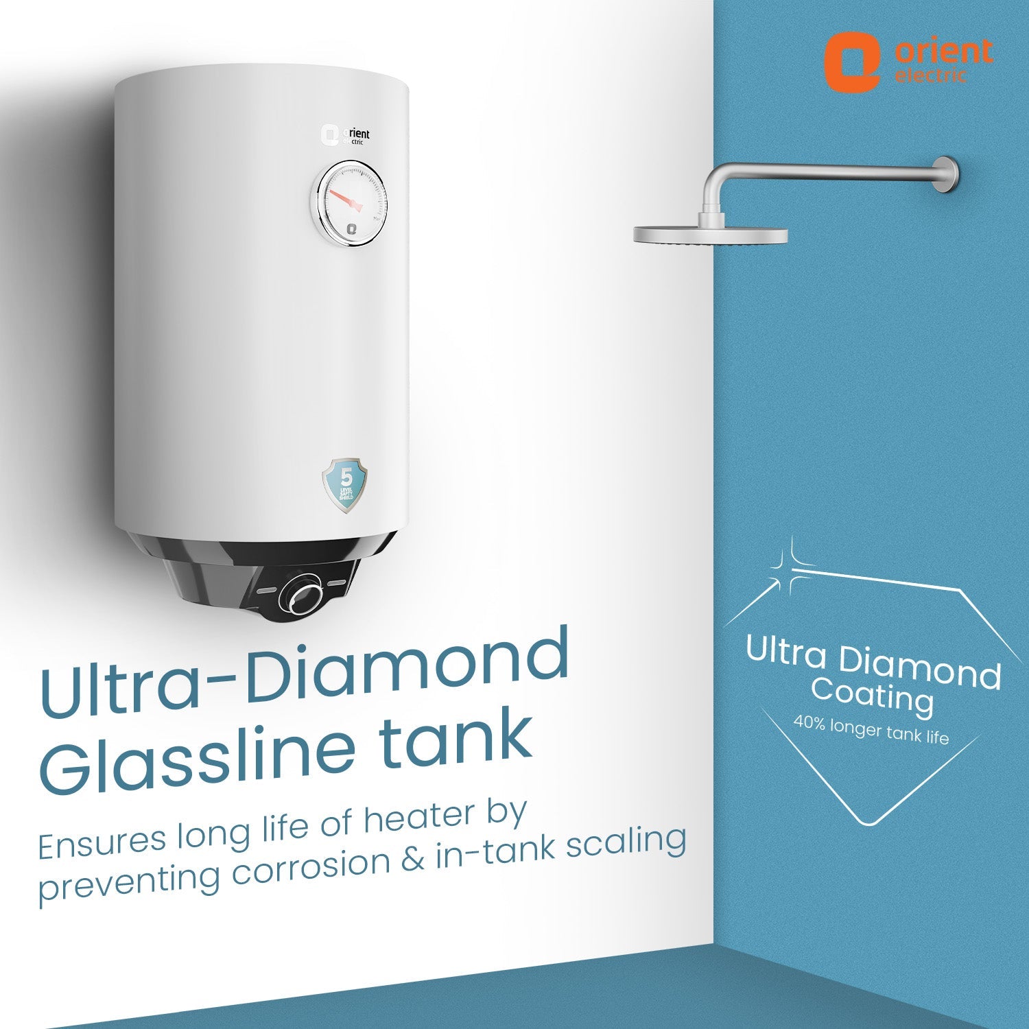 Orient Electric Enamour Classic Neo 15L Water Heater - Image 5