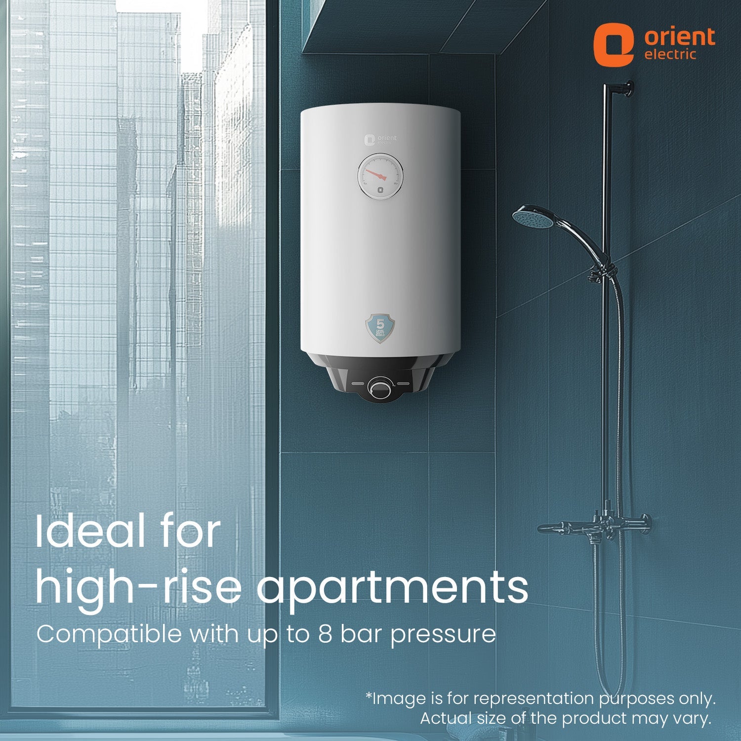 Orient Electric Enamour Classic Neo 15L Water Heater - Image 6