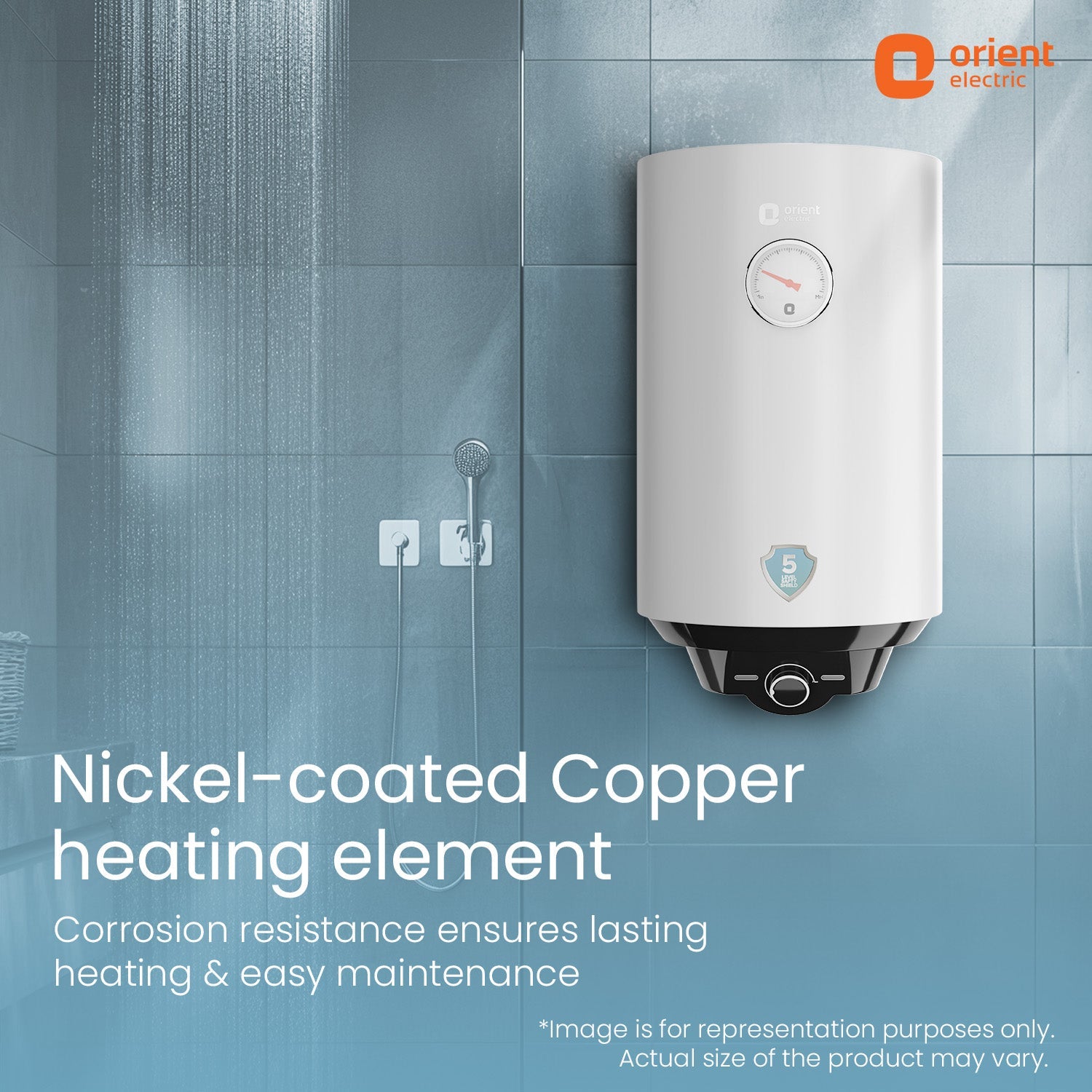 Orient Electric Enamour Classic Neo 15L Water Heater - Image 7
