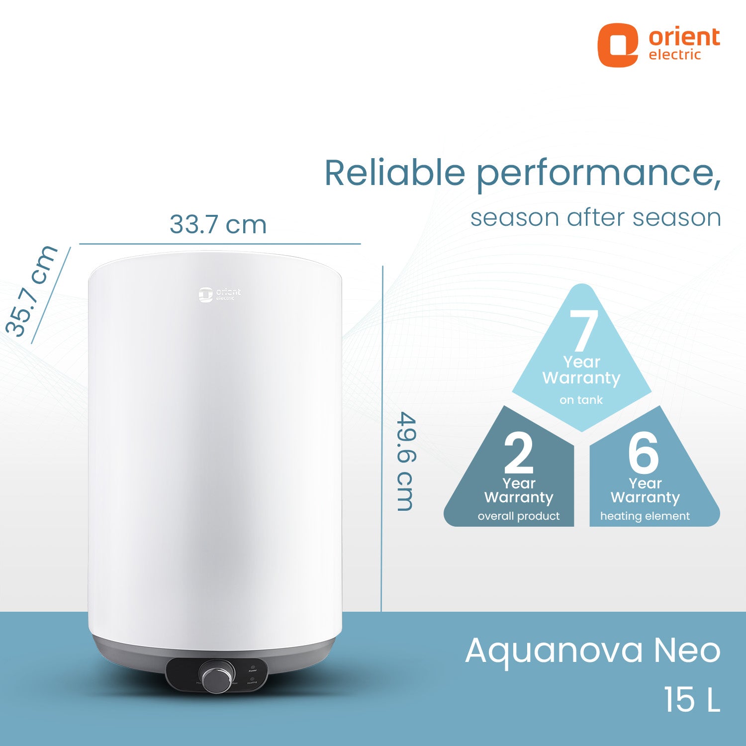 Orient Electric Aquanova Neo 15L Water Heater - Image 11