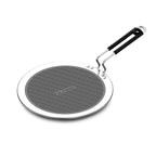 Maxima Triply Stainless Steel Honeycomb Paratha Tawa (Induction Friendly) 26 cm