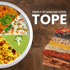 Maxima Triply Stainless Steel Tope with Lid (Induction Friendly) 16 cm