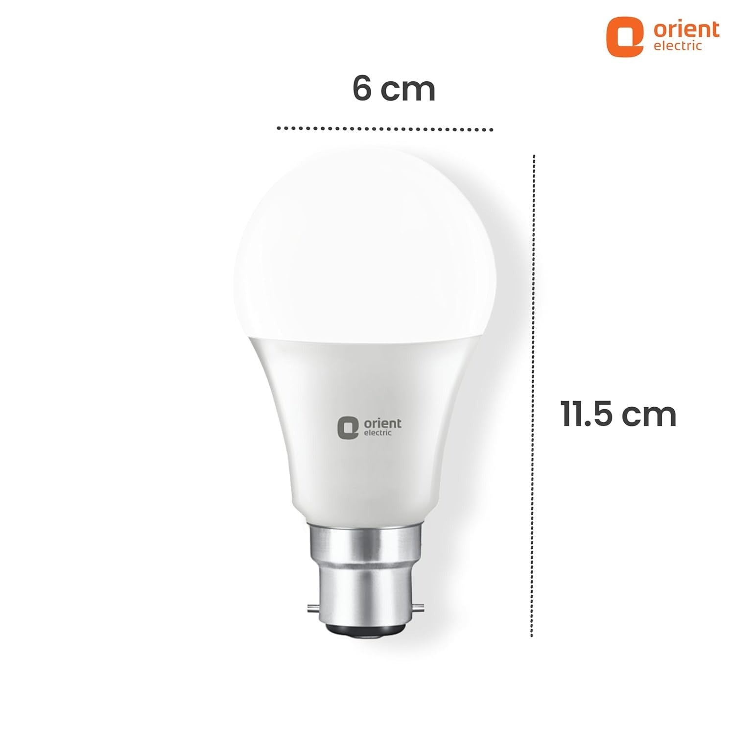 Orient Electric 9W High Glow LED bulb| 180-degree wide beam angle